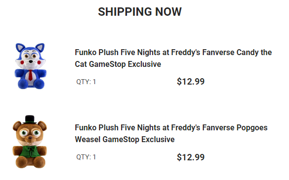 Funko Plush Five Nights at Freddy's Fanverse Candy the Cat GameStop  Exclusive Plush 