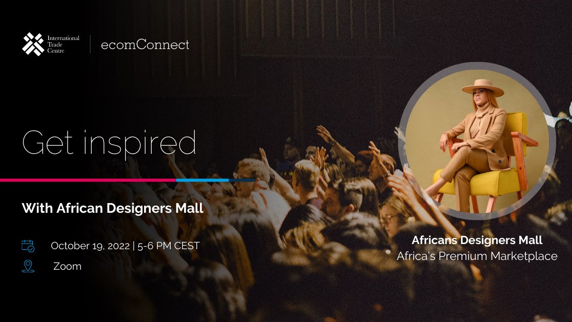 Would you like to meet and chat with an experienced e-commerce entrepreneur?

Join our #ecomConnect session with African Designers Mall team to discover how they make African brands accessible globally 🌍.

Register here➡️ bit.ly/3ctdjbJ