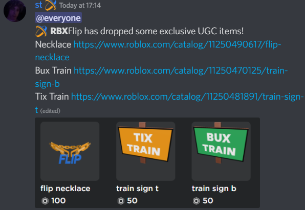 Roblox Trading News on X: UGC creator Thiien000 has made UGC