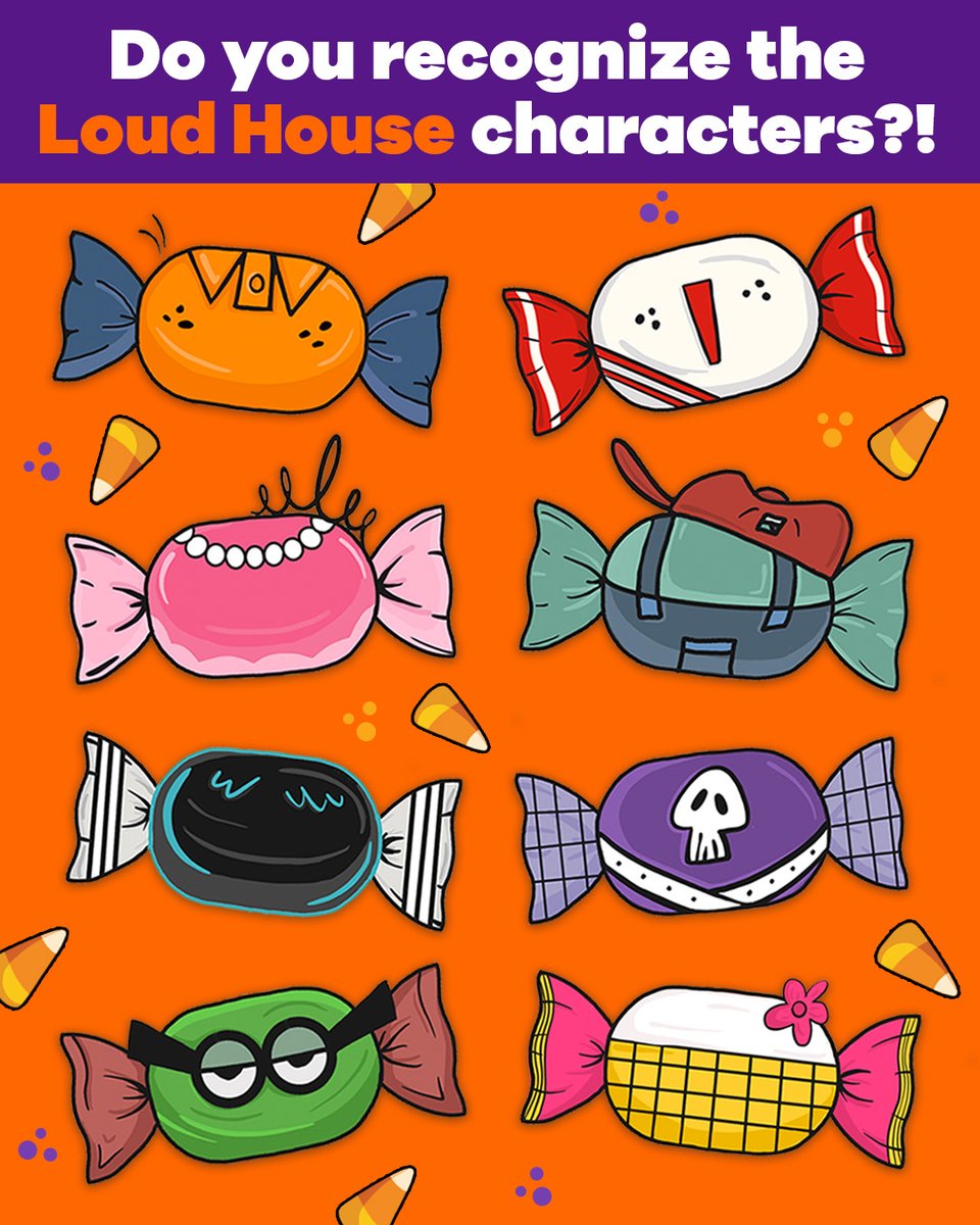 🍬 name all these loud house sweets 🍬