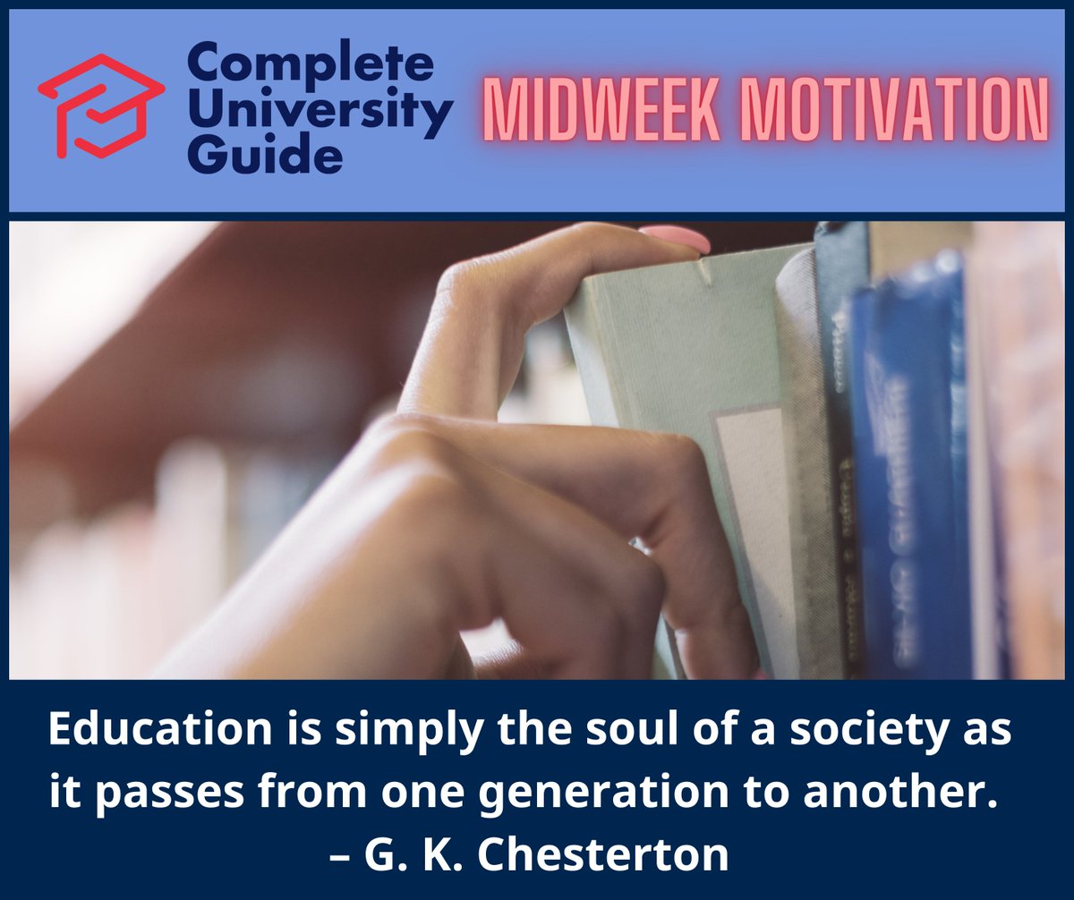 Education is simply the soul of a society as it passes from one generation to another. – G. K. Chesterton
#Uniselect #UniShortlist #Personalised #Justforyou

Give Uniselect beta a go and create a shortlist of unis that would be best for your education 👉 bit.ly/3Er7aZ0