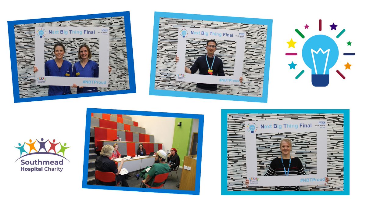 BristolNHSFT's tweet photo. Congratulations to the four #TeamNBT winners of our 2022 Next Big Thing competition. With generous donations from @SuperSouthmead these projects will receive funding to turn ideas into reality. Staff can read more about the projects on LINK: https://t.co/8zNKImsnjI #NBTProud https://t.co/jmlJPCd8eS