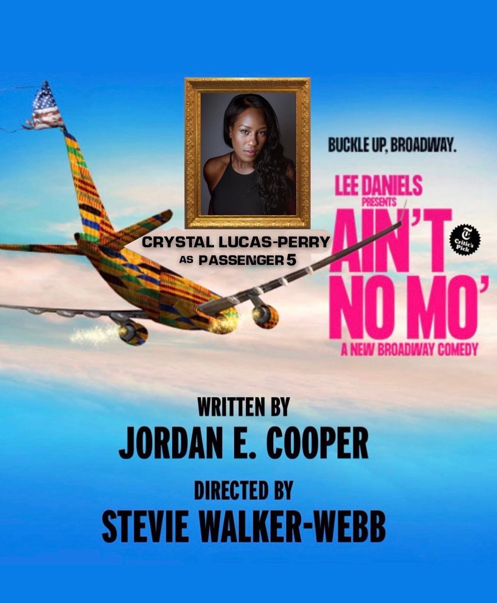 Crystal_LP's tweet photo. Been a whirlwind these past few wks making my Broadway debut opening @Musical1776 and now on my next adventure of reprising my role in @AintNoMoBway!🖤✈️ @leedanielsent @WJPlive @JordanECooper_ #StevieWalkerWebb | Still time to catch me in 1776 @roundaboutnyc Last show Oct23rd! https://t.co/FGCIdByvUo