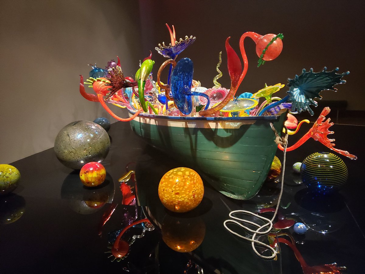 rayraysheppard's tweet photo. Had a great time yesterday at @OKCMOA ! The Chihuly exhibit was breathtaking and I loved the new French exhibit 😍 @TravelOK #Oklahoma #history #art #artmuseum #museum #AMustVisit https://t.co/dZDL7r6CPj