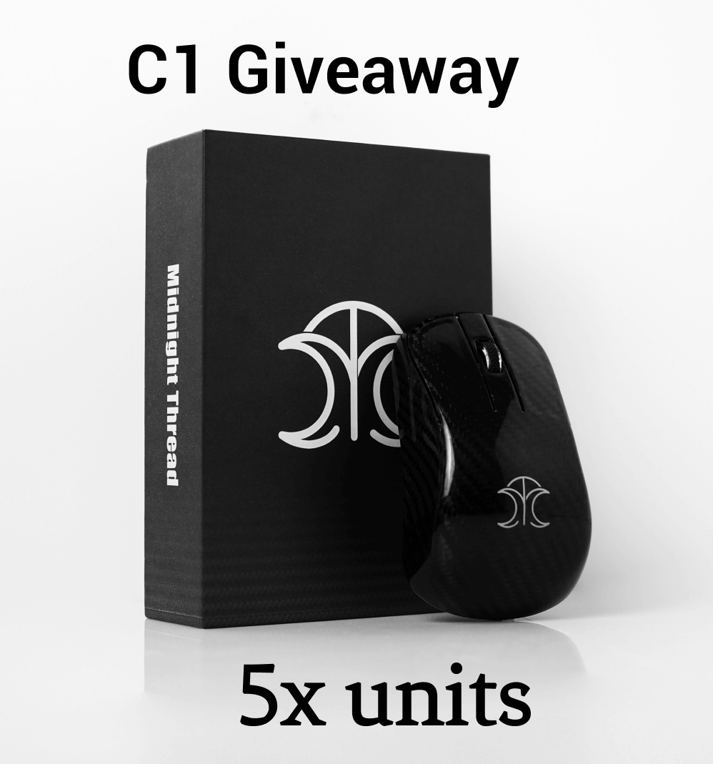 Midnight Thread | C1 Carbon Fiber Gaming Mouse tweet media