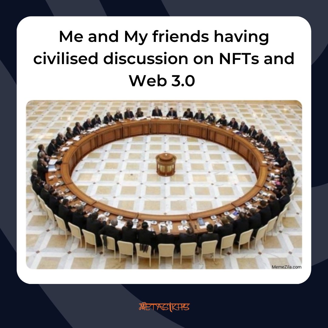 Perfect Example of Civilised Discussion💫

Don't forget to Check out cool Metasikhs NFTs📂 
Link in BIO🙌

Tags:
#ethereum #memes #cryptoartist #nftcommunity #nftartist #nftnews #nfts #nft #openseanft #sikhs #digitalsikhs #nftsikhs #turbanator #sikhculture #sikhart #memedaily