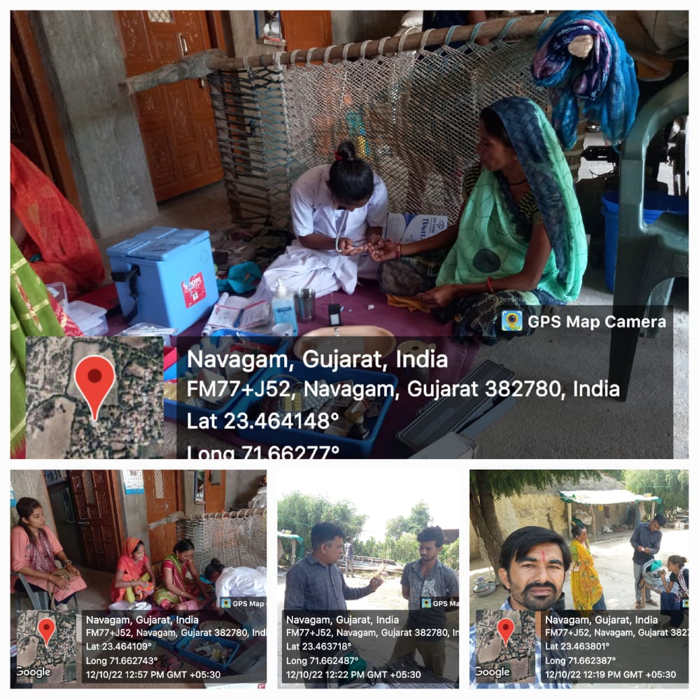 પાટડી તાલુકાના નવાપુરા ગામે મમતા દિવસ સુપરવિઝન કામગીરી તેમજ ટીબી ના દર્દી ની ગૃહ મુલાકાત તેમજ 4 સ્પુટમ કલેક્શન. <a href="/CDHO_SNR/">CDHO SURENDRANAGAR</a>