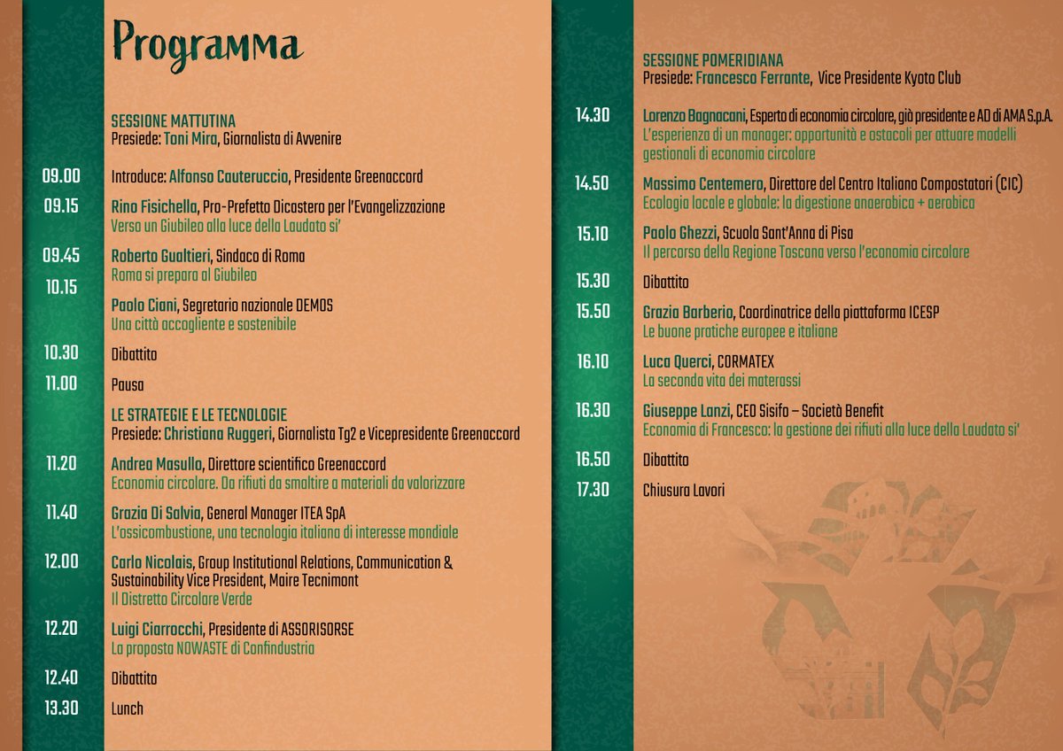lanzigiuseppe's tweet photo. Venerdì sono di nuovo a #Roma dove intervengo a questo convegno promosso da @greenaccord: Verso il #Giubileo, alla luce della #LaudatoSi’: #economiacircolare e #rifiuti https://t.co/5axkEtrhaw
Parlerò di @FrancescoEcon #Eof2022 https://t.co/zWOOSIuR96