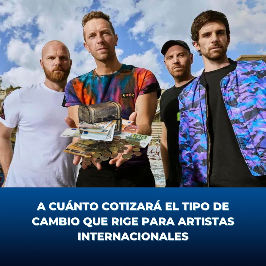 Ambitocom's tweet photo. 💵¿A CUÁNTO COTIZARÁ EL #DOLARCOLDPLAY ?

🎤 Se estableció un tipo de dólar diferencial para los servicios contratados en el exterior de recreaciones y actividades artísticas (recitales, actividades deportivas, entre otros gastos de esparcimiento) 👇 https://t.co/ldVeWr2PM7