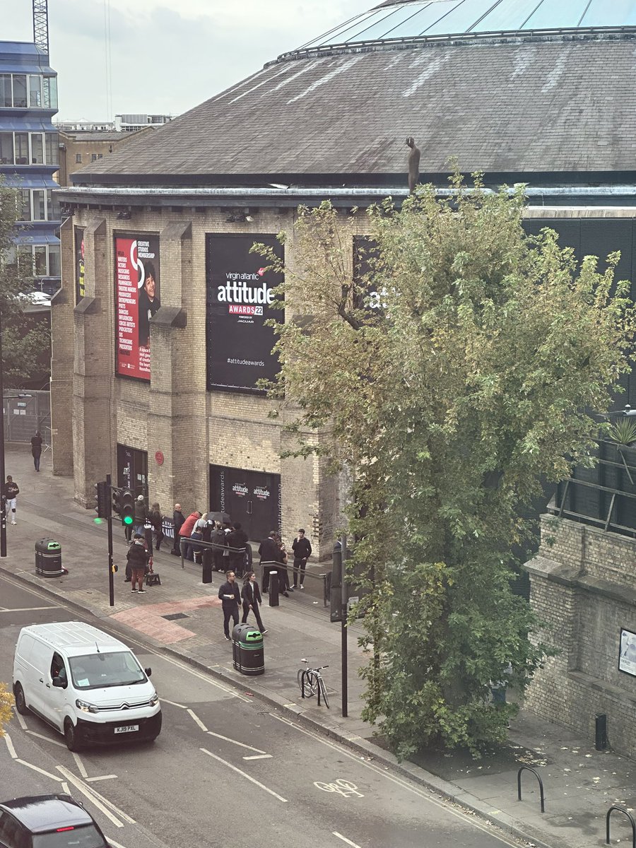in London Town for the Attitude Awards 2022.

Garry did good with the hotel, we can see the Roundhouse from our room.