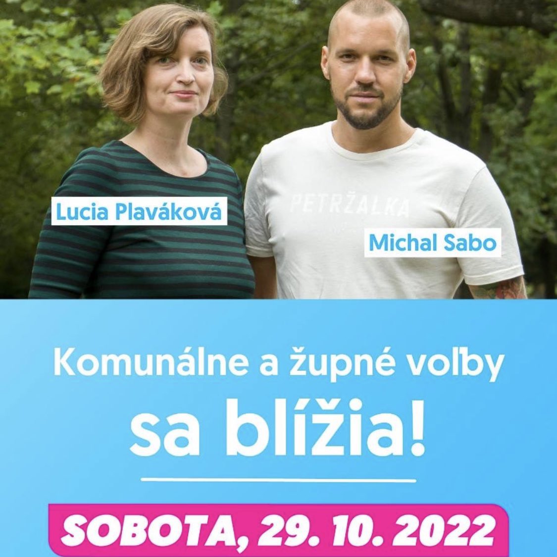 mx_sabo's tweet photo. Petržalčanky, Petržalčania, plnoleté Petržalčatá, tešíme sa na Vás vo Vašej volebnej miestnosti.

https://t.co/gYYQ8wVREX https://t.co/DLEKjjRZlc