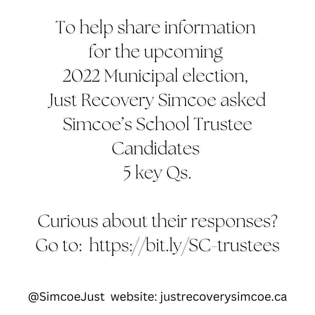 Just Recovery Simcoe tweet media