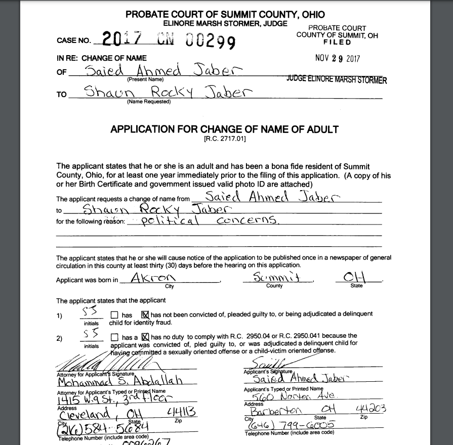 Just uncovered this gem. We have all been lied to. I wonder what the court record search pulls up with this name that he has adamantly denied was him?

More coming soon.  

#barbertonohio #barberton