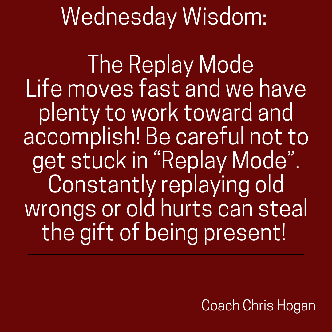 CoachChrisHogan's tweet photo. The Replay Mode
Life moves fast and we have plenty to work toward and accomplish! Be careful not to get stuck in “Replay Mode”. Constantly replaying old wrongs or old hurts can steal the gift of being present! #inspiration #motivation #ChrisHogan
https://t.co/xz5E9KXl1H https://t.co/2TeS5cIozr