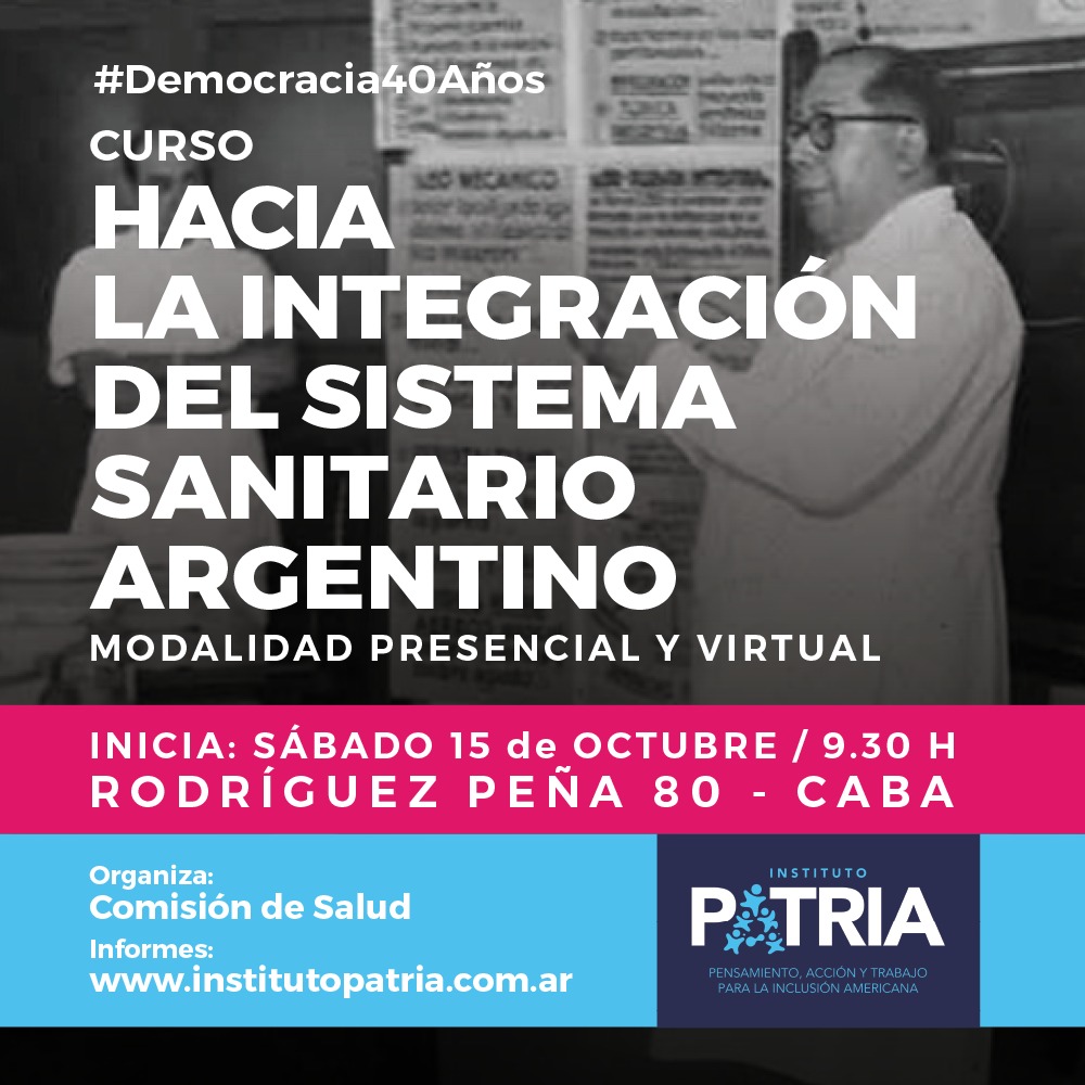 inst_PATRIAar's tweet image. #Cursos2022 👉 Informes e inscripción: 👇
institutopatria.com.ar/hacia-la-integ…