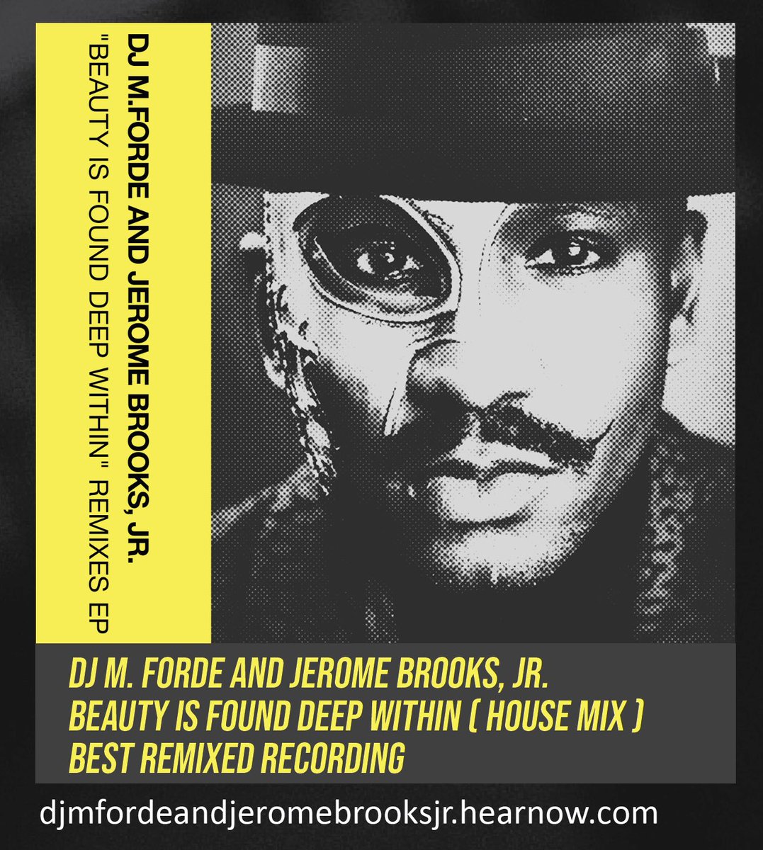 JeromeBrooksJr's tweet photo. The Oc 8th #BillboardMagazine @billboard has a pic of The DJ M. Forde &amp; Jerome Brooks, Jr. collaboration EP #BeautyIsFoundDeepWithin as the House Mix from this EP has qualified for consideration in the 1st round of the #Grammys for Best Remixed Recording https://t.co/iy6dneEw9T https://t.co/nCDZlWVRPE
