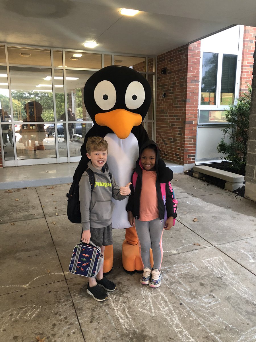Jiji visited <a href="/FVEFalcons/">Fairview Elem COMO</a> today! They had the highest percentage of students use ST Math on Launch Day. <a href="/STMath/">ST Math Educator? Follow us on MINDEduOrg!</a> #mathjoycps