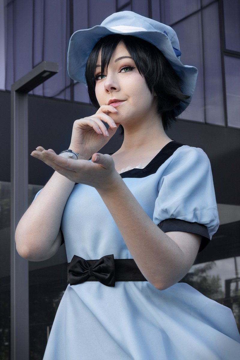 AtaiCosplay's tweet photo. 📸📷📸📷
Today I give you some photos I made for other super cute and lovely cosplayer, Nagini. 
💕💕💕💕
Nagini as Mayuri from #SteinsGate https://t.co/VAV0ekEBg4