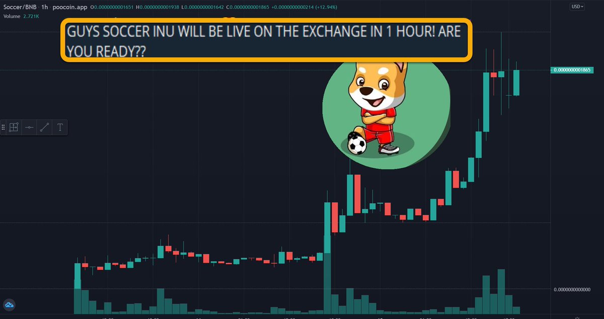 . <a href="/Soccerinu_bsc/">Soccerinu</a> 500 bin dolar mcap görürsek;

Bu tweete yorum ve rt yapanlar içinden rastgele 3 kişiye kişi başı 0,1 bnb.. (27$ = 500 TL)

Bu da benden olsun..

#SOCCERINU #Giveaway