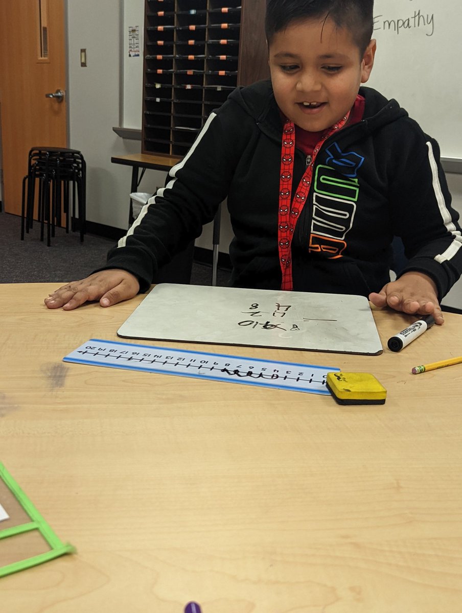 alegarbesmath's tweet photo. Today has been a blast for me & so meaningful to kiddos. 1sty started with teen numbers & clothesline math. 3rds played a game using strategies to add & subtract with regrouping. @TISDRES #adventureawaits #mathinterventionmatters https://t.co/lMRM0hcOrl