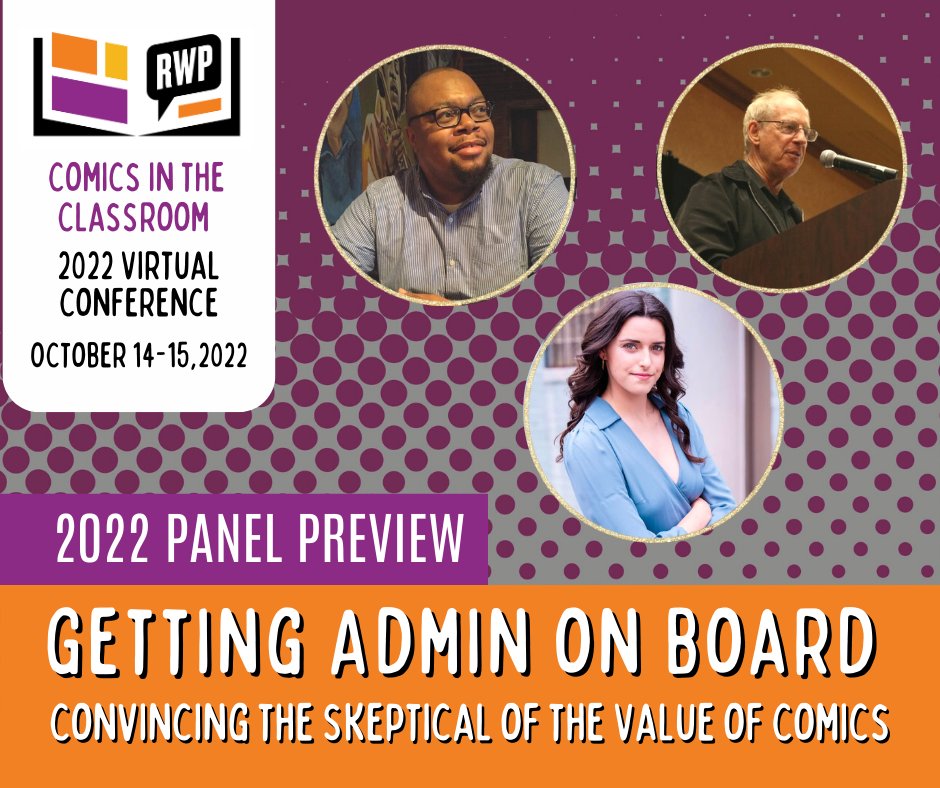 "I'd love to bring comics into my classroom, but how do I convince my school that it's a good idea?" We've got just the panel for you! 😁 Sign up for this FREE conference today: bit.ly/3ED2bEC
#comicsineducation #teachingcomics #teachingwithcomics  #classroomcomics