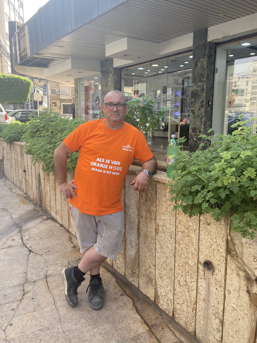 Bijzondere ontmoeting in #Beiroet met Tony! Misschien dat met deze ‘exposure’ <a href="/jongeneel/">Jongeneel</a> nog wat wil bijdragen aan vrijwilligers werk van Tony met #VeteranenVoorLibanon ?