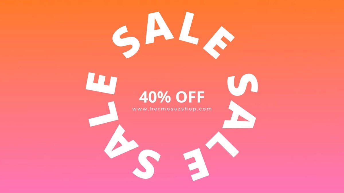 ¡Todo a -40%! ¿qué esperas? no te quedes sin los vestidos más hermosos hermosazshop.com
#summersale #fashionsale #latina