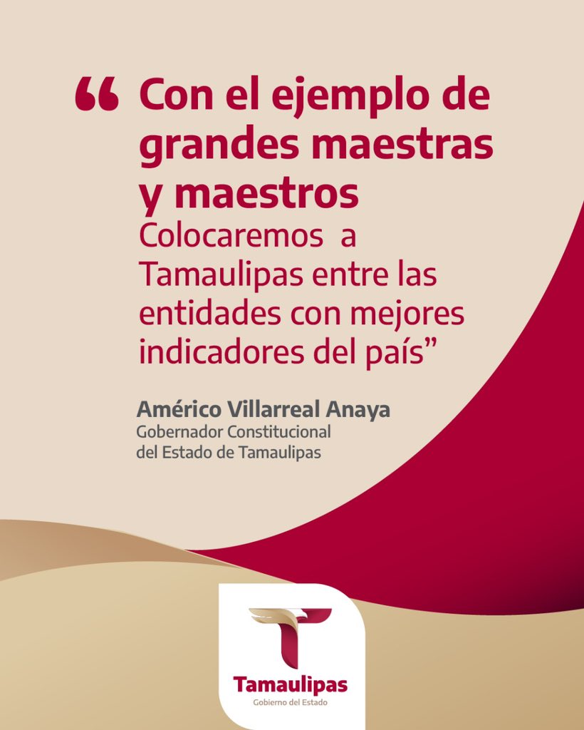 Colocaremos a #Tamaulipas como un referente en materia educativa a nivel nacional con notables indicadores.
