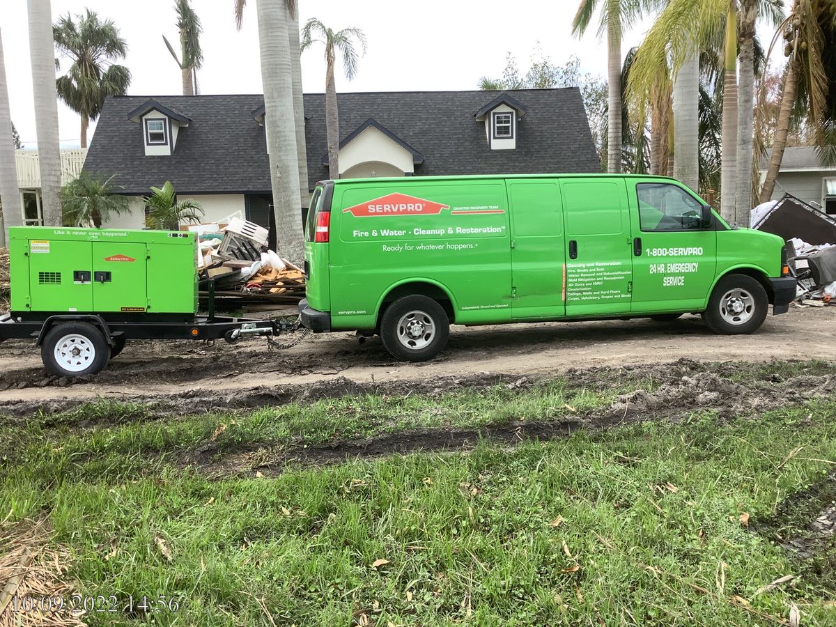 SERVPROPanthers's tweet photo. Some of SERVPRO® of Panthersville Production staff has been in Fort Myers Florida assisting with the Hurricane Ian storm event. We are here to help!
https://t.co/WMBETR03FT
#servpro #panthersville #HurricaneIan https://t.co/qdE9fAnAqt