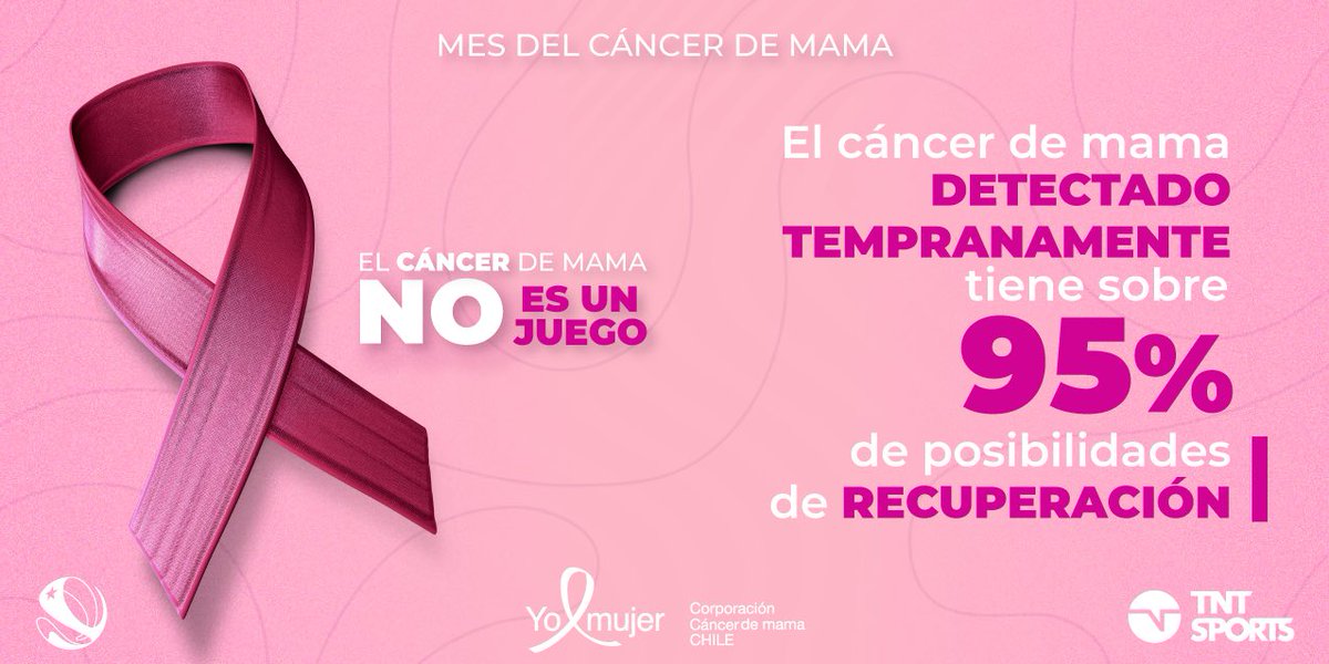 Si hubiese más detección temprana del cáncer de mama, existe un 95% de posibilidades de recuperación. Por eso es muy importante que si eres mujer y tienes más de 40 años, te hagas un chequeo anual con mamografía. Recuerda que #ElCáncerdeMamaNoEsUnJuego