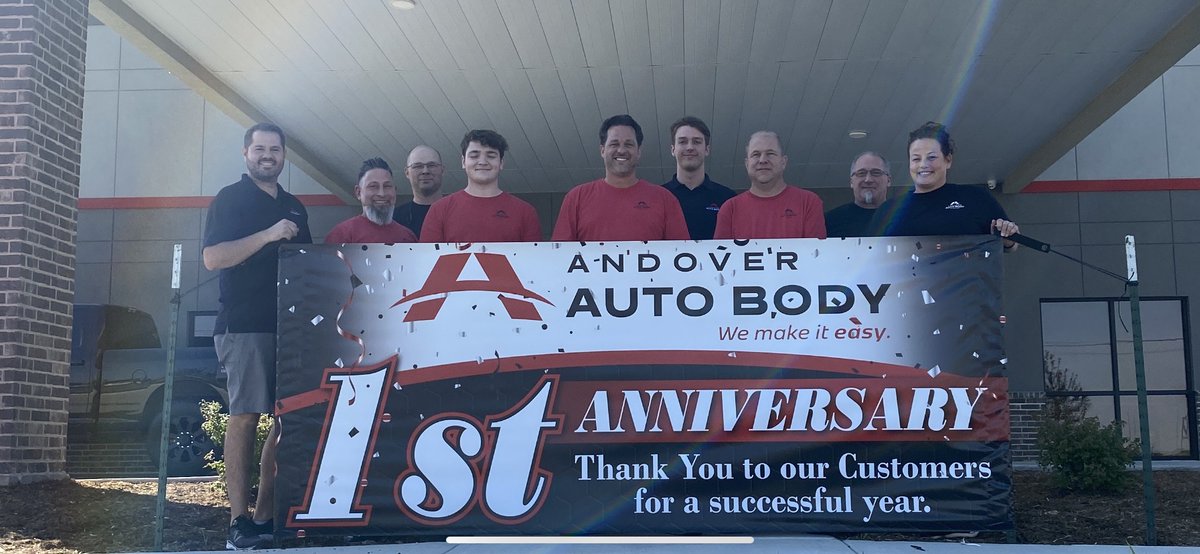 rosehillchamber's tweet photo. Congratulations on your 1st Anniversary, Andover Auto Body. We wish you continued success!👏

#rosehillchamber #rosehillks #andoverautobody #communitylove #community #auto #chambermembers #rosehillchambermember https://t.co/mKyzpwaSd7