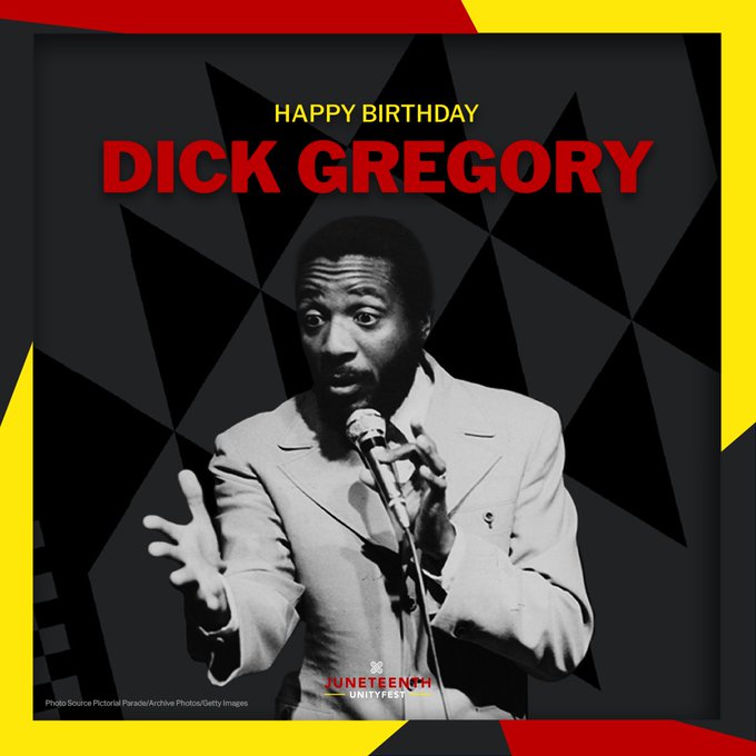 Happy Birthday Dick Gregory!
.
.
.    