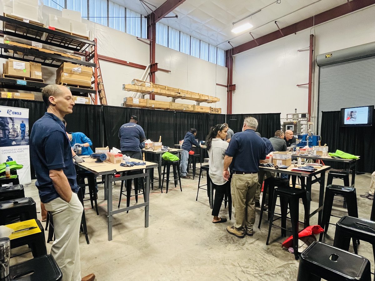 Join us for the Griswold ANSI Centrifugal Pump hands-on event in room 9-B!  This directed activity will allow you and your team to disassemble and rebuild an ANSI process pump to factory standards.  #CarotekPSS #Instrumentation #Pumps #Valves #ANSI