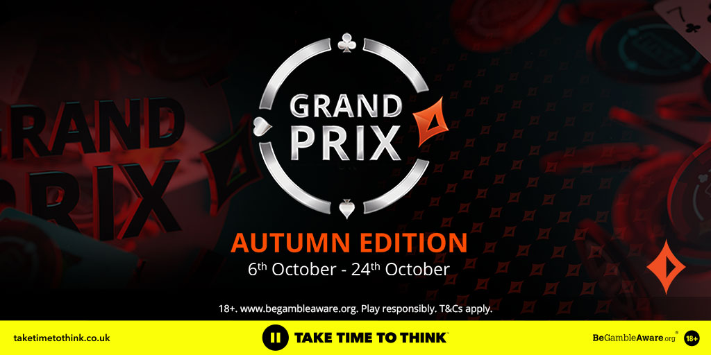 We're giving away 25 x $33 satellite tickets to the Grand Prix Autumn 6 Max Championship! To go in the draw just like, retweet and tag a friend that should get involved with this! Real money partypoker.com accounts only.