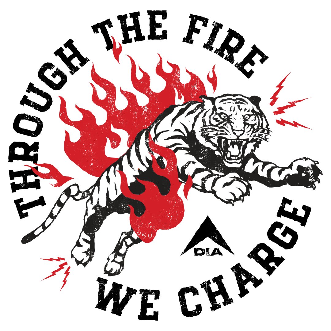 diaapparelco's tweet photo. THROUGH THE FIRE WE CHARGE

#fire #throughthefire #adversity #obstacles #goals #goalgetters #solidgoals #DIA #DIAMindset #DIAEveryday #tiger #goafteryourdreams #goalgetter #personalgoals #tshirt #veteranowned #veterans https://t.co/8Rr7aYOpgW