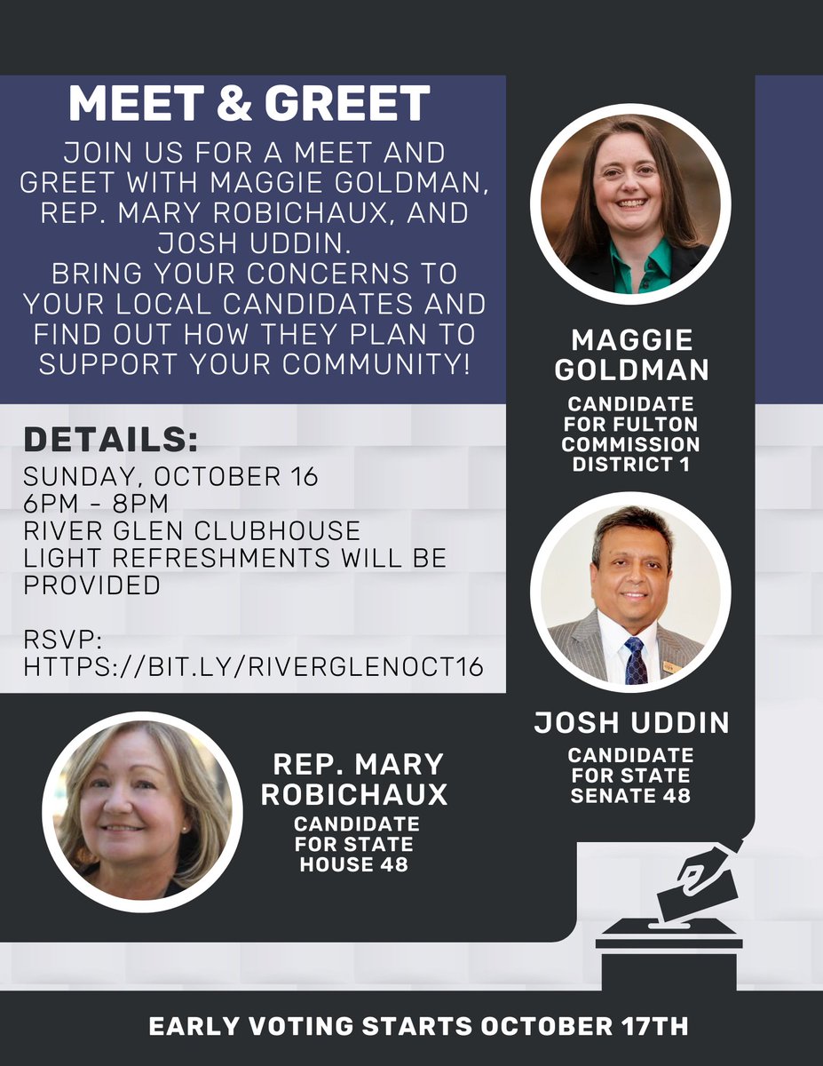 Join us for a Meet &amp; Greet this Sunday!