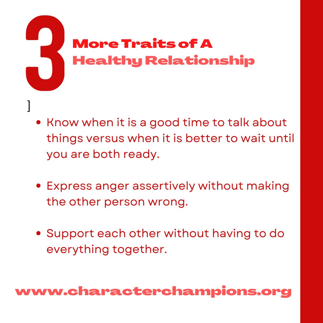 Traits of A Healthy Relationship #healthyrelationships #relationshiptools