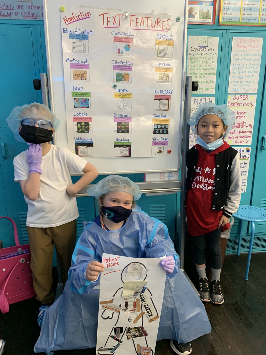 The surgeons have saved all of their patients by finding lots of nonfiction text features! 🩺🩻👩🏼‍⚕️<a href="/RES_RSSS/">Rockwell Elem NC</a> <a href="/RSSchoolsNC/">Rowan-Salisbury Schools</a>