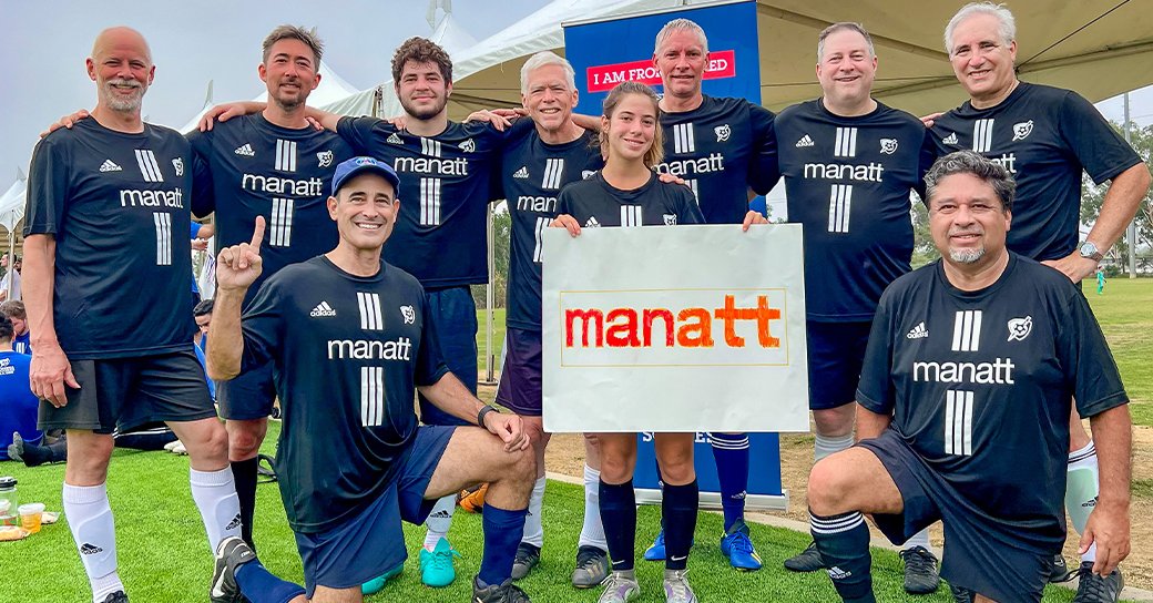 manatt's tweet photo. Manatt was proud to sponsor this year's @LAScores Cup, a corporate-charity soccer tournament supporting after-school youth development soccer, literacy and service-learning programs for at-risk youth in Los Angeles public schools. Learn about their work: https://t.co/S3xAnFYrYB https://t.co/8K4EuIX2y1
