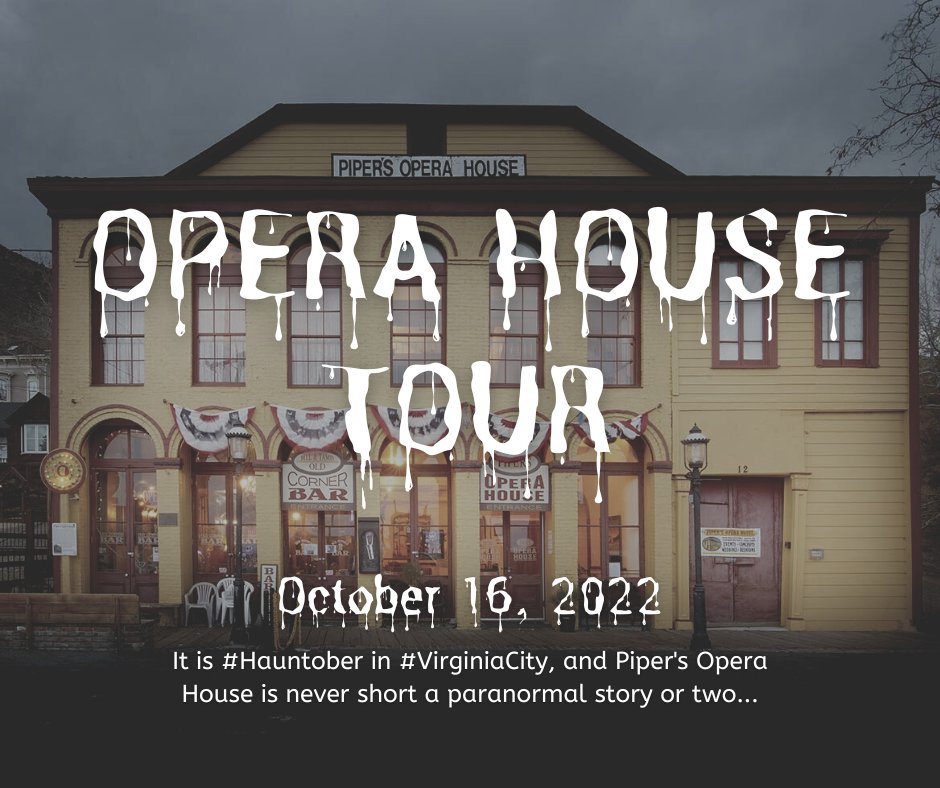 pipersopera's tweet photo. One of the many wonders of #Hauntober, but also all year round, is #PipersOperaHouse!
Tales have been told for years of creepy experiences with the paranormal. Why don't you check it out for yourself with a guided tour on October 16?
#VirginiaCity https://t.co/Zugxl7T90U