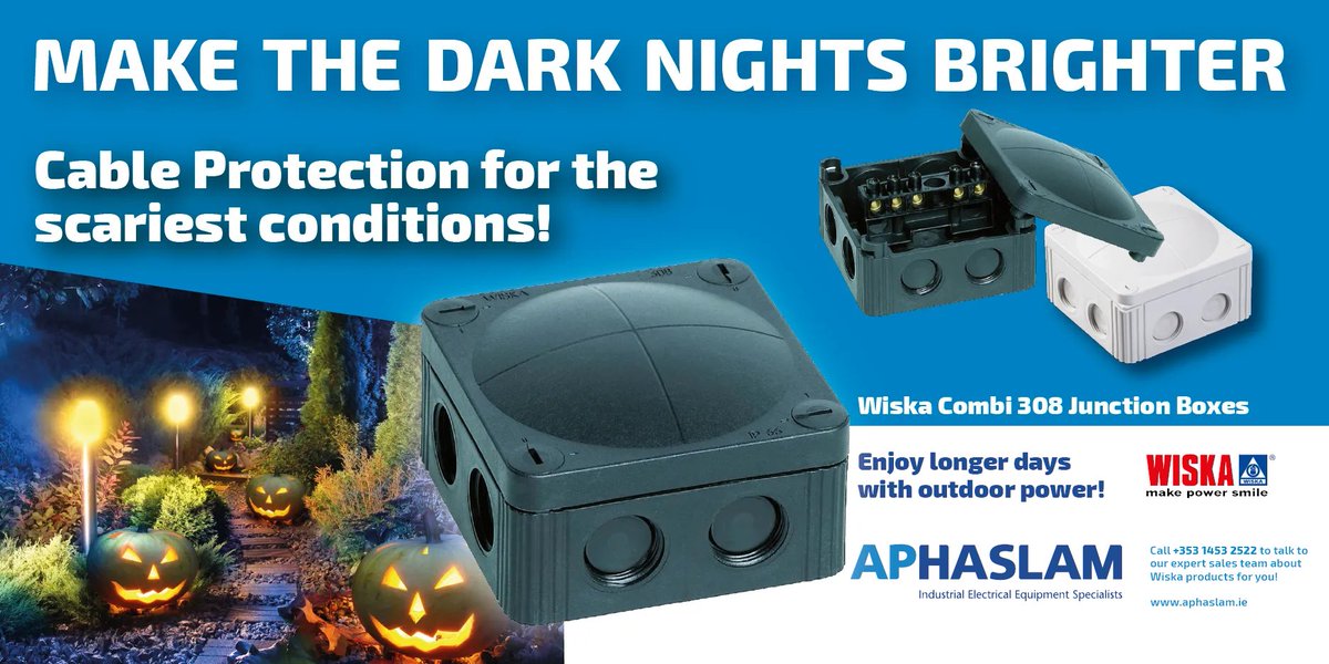 #APHaslam, #Wiska, #Combi, #Combi308, #JunctionBoxes, #CableProtection, #CableGlands, #Grommets, #CableEntrySystem, #Sprint, #SealingInserts, #BlindPlugs, #BuiltforYou, #APHWorkshop, #Electrical, #Construction, #EarthingKit, #Industry, #MagikNUT, #Locknut, #EMC
