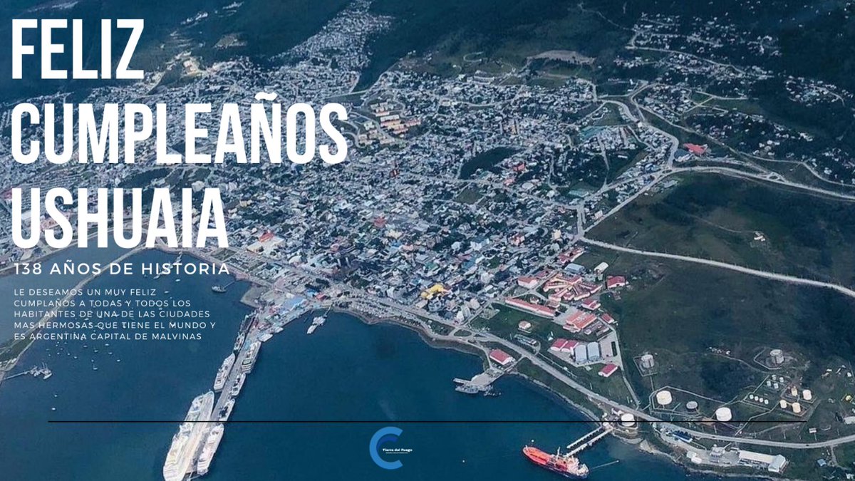 CompromisoFtdf's tweet image. ✔️Hace 138 años, Ushuaia nacía como un proyecto colectivo de grandes sueños y anhelos.
Hoy, entre todos y todas estamos construyendo una ciudad que mira al futuro.
¡Feliz aniversario Ushuaia Capital de Malvinas! 🇦🇷 @WalterVuotoTDF @gustavomelella @gabmariotto @MoisesSolorza