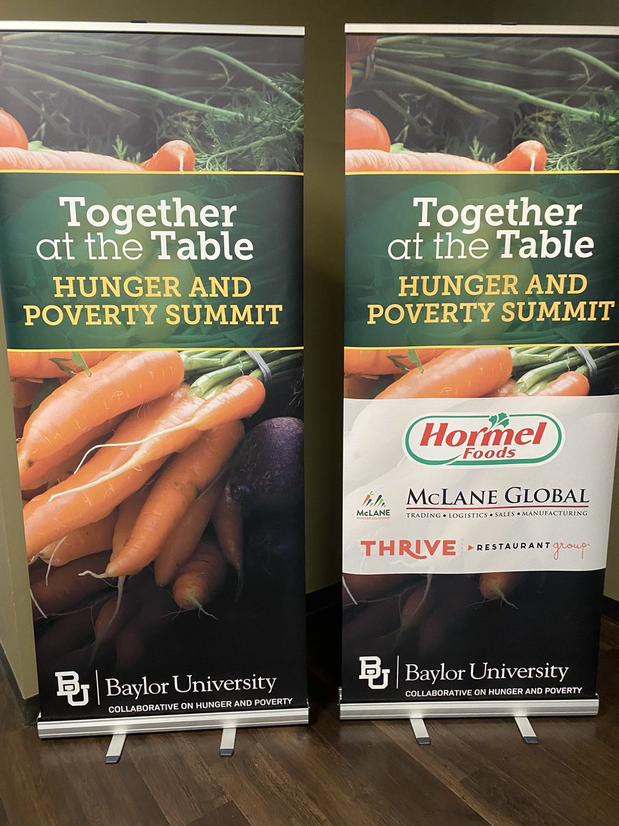Learning about new strategies for advancing food security at @BaylorCoHP Together at the Table Summit. Inspiring thoughts from <a href="/WFP/">World Food Programme</a> <a href="/HormelFoods/">Hormel Foods</a>  <a href="/PepsiCo/">PepsiCo</a> <a href="/breadwashington/">BreadfortheWorld-WA</a> <a href="/BorlaugTAMU/">Borlaug Institute for International Agriculture</a> and many more. #atthetable