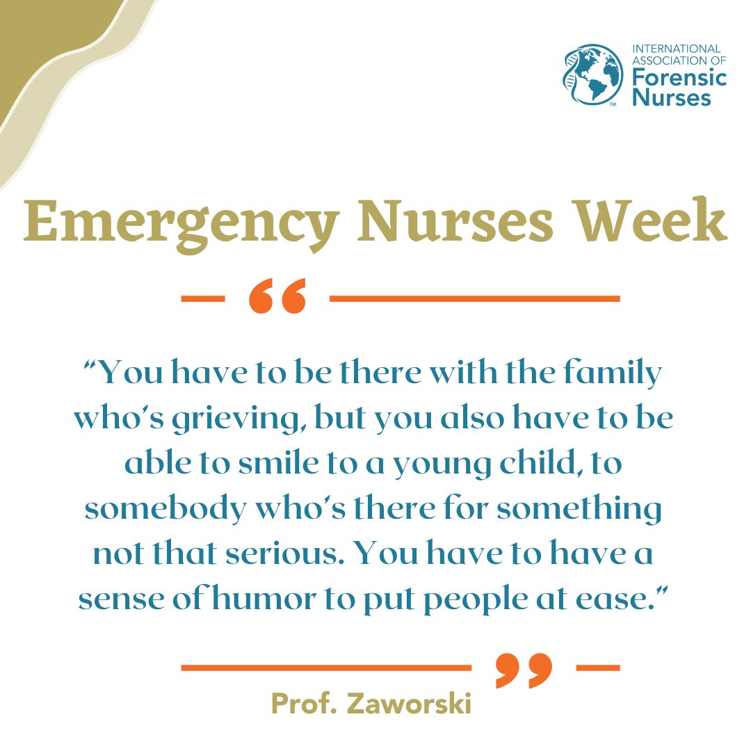 ForensicNurses's tweet photo. Happy ER Nurses week!
We appreciate all the hard work that you do.
#ERnurses #ERnursesweek #emergencynurse https://t.co/KJJnCQZ5Ri