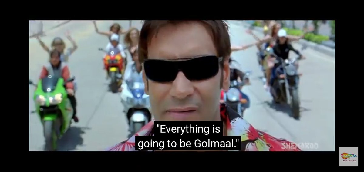 Watching #golmaalfununlimited one of the best comedy film ❤❤

#ajaydevgan