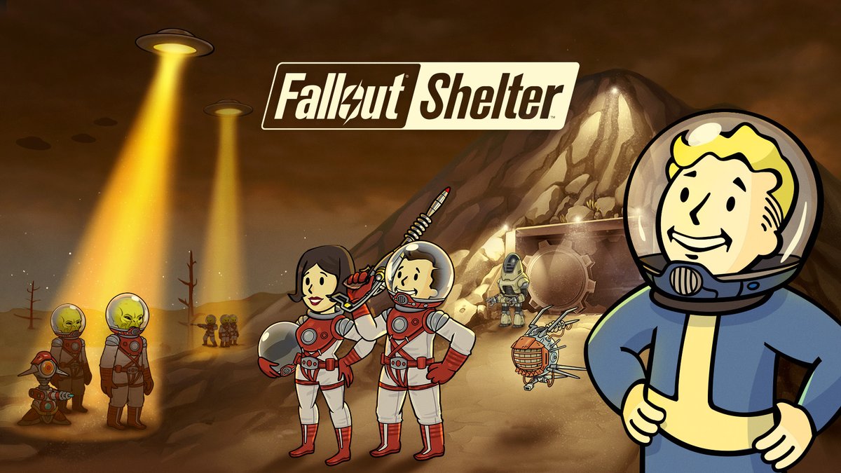 We're celebrating #FalloutShelter's recent update with a giveaway! Follow, retweet, and reply with a picture of your Vault to be entered to win a $100 Gear Store Gift Card code! The giveaway will be open until the end of the month. Full rules: beth.games/3Ezf5U8