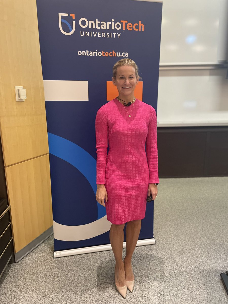 MissJodiC1's tweet photo. Mental Health & Peak Performance Expert for the @MapleLeafs, @marieclairebour is our final Keynote Speaker at todays #womenforstem Summit at @ontariotech_u
Sheโs discussing the importance of Mental Health, having Champions in your corner and showing up as your authentic self. https://t.co/1fyb405mMT