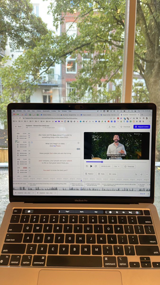 Denym (@denymbird) on Twitter photo Have tried a few automatic transcription apps, and <a href="/happy_scribe/">Happy Scribe</a> is reliably the only one that actually gets the subtitles and timing right, every time 👏👏 Have tried a few automatic transcription apps, and <a href="/happy_scribe/">Happy Scribe</a> is reliably the only one that actually gets the subtitles and timing right, every time 👏👏