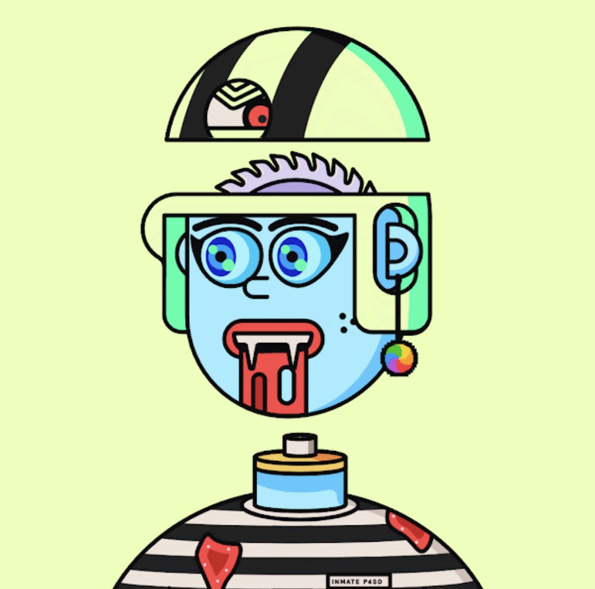 TheMadBooker's tweet image. @ThePossessedNFT love the new #SPAMBrain!                                                   #PersonalizedNFT #P4SDdiamond