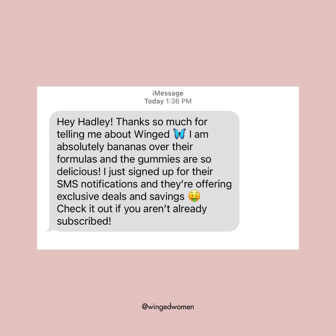 Winged Wellness for Women tweet media